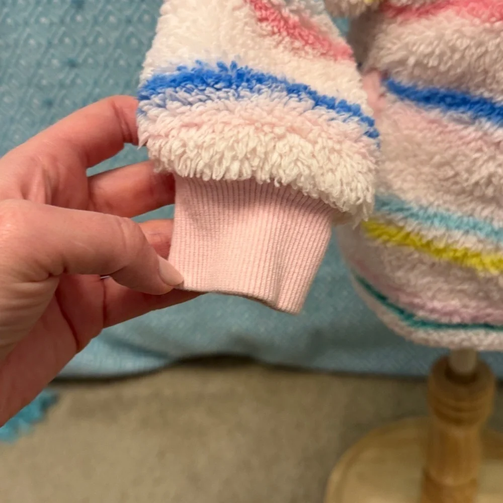 Joules Multicolor Fuzzy Hoodie